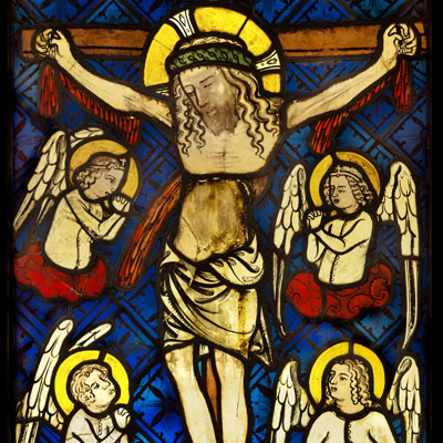 „JESUS CHRIST'S CRUCIFIXION“, THE CHURCH OF ST. BARTHOLOMEW IN THE KOLÍN, 14TH CENTURY, RESTORED 1971, 2011